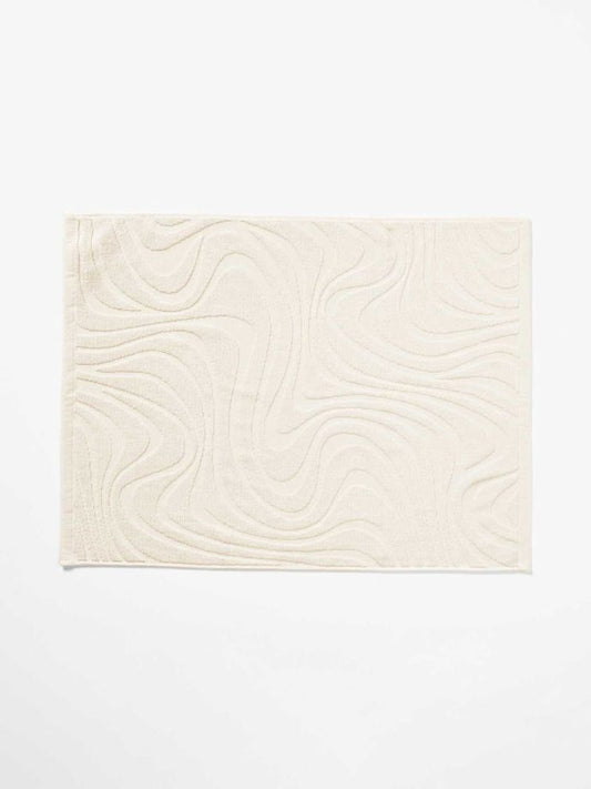 AURA BATH MAT WAVE SAND