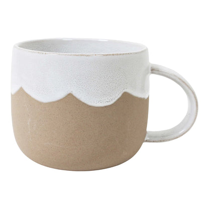 Scallop Mug Snow Bed in Breakfast