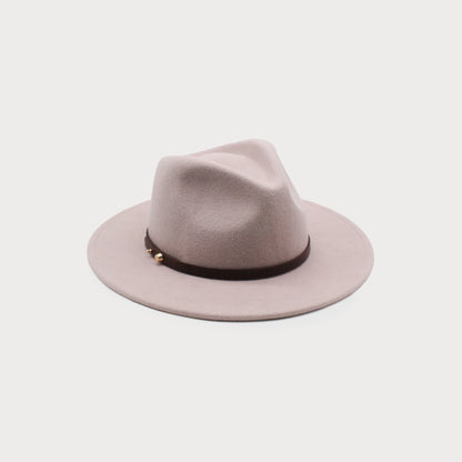 Oslo Wool Fedora in Rose Dust