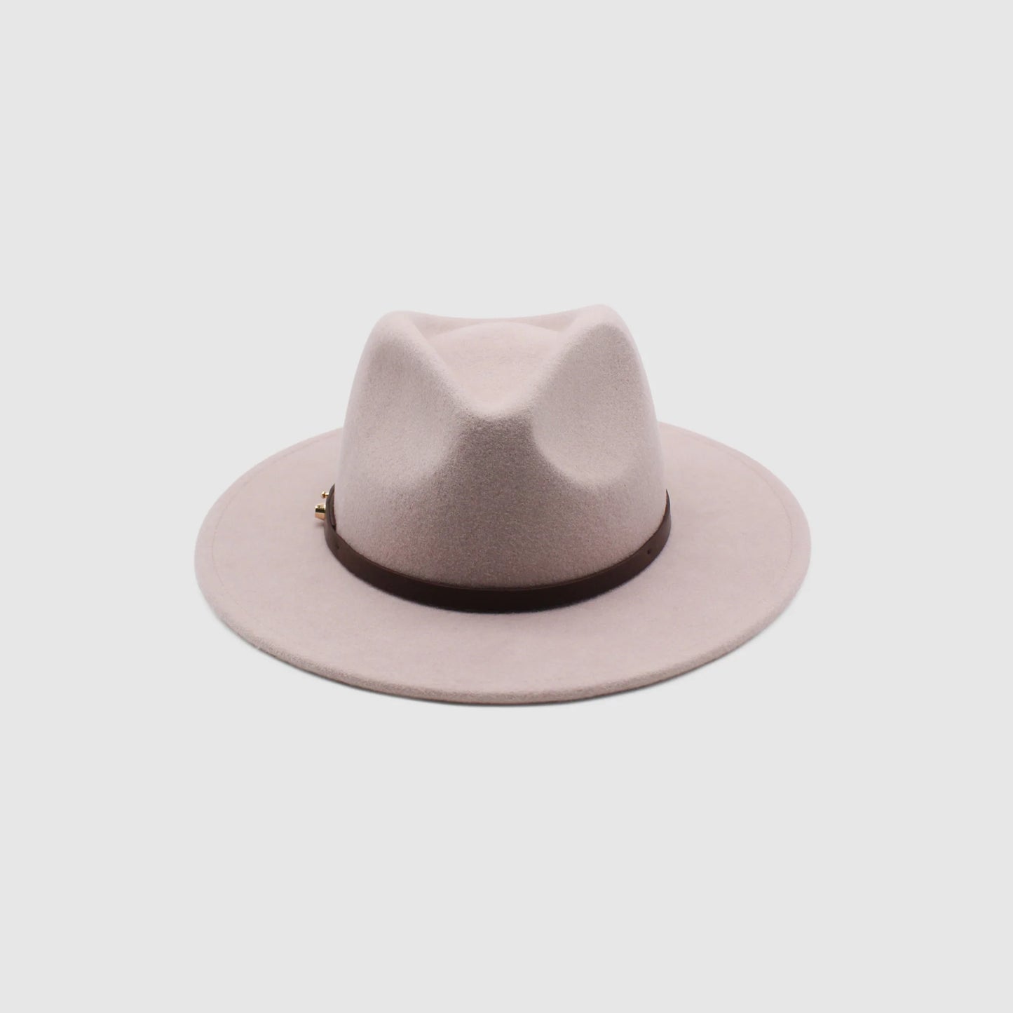 Oslo Wool Fedora in Rose Dust