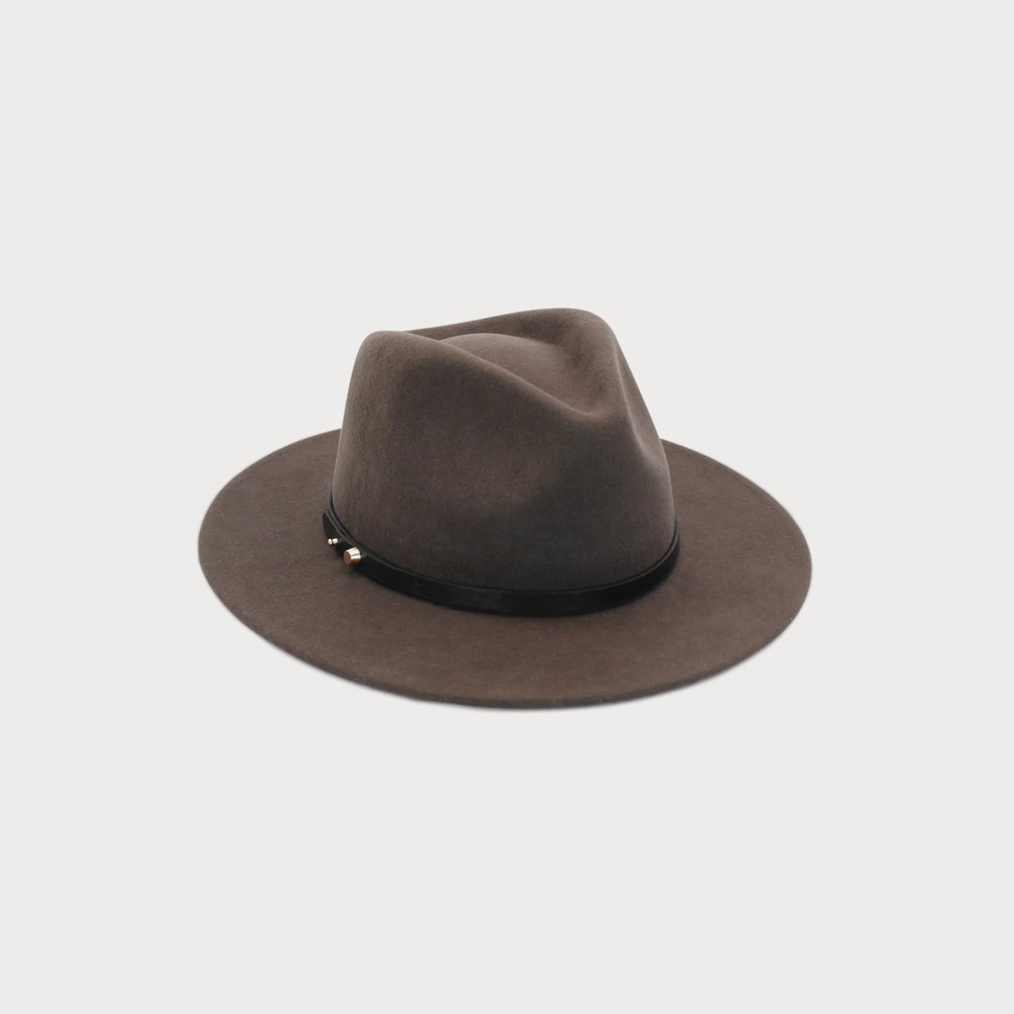 Oslo Wool Fedora in Truffle