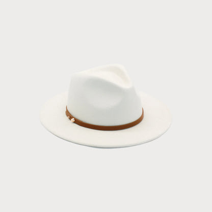 Oslo Wool Fedora in White