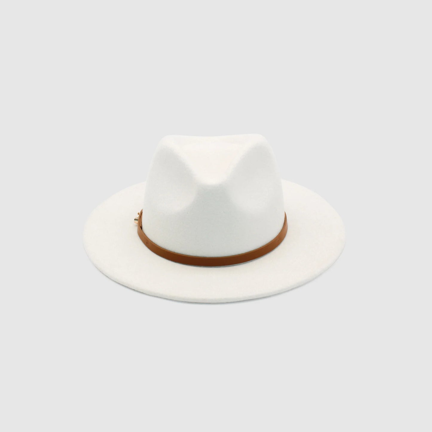 Oslo Wool Fedora in White