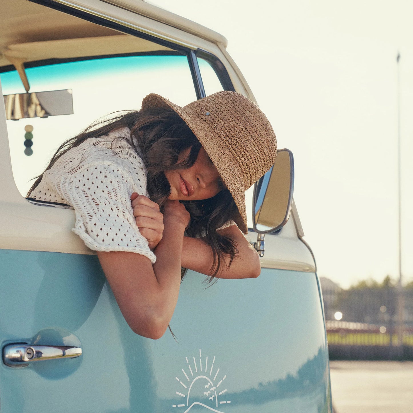 Oonadatta Crochet Bucket Hat - Burnt Orange