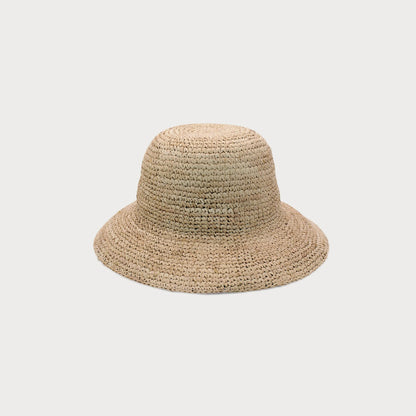 Oonadatta Crochet Bucket Hat - Natural