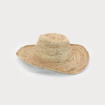 Winton Crochet Fedora - Natural