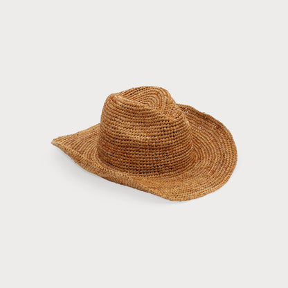 Winton Crochet Fedora - Sandstone