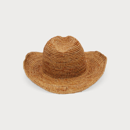 Winton Crochet Fedora - Sandstone