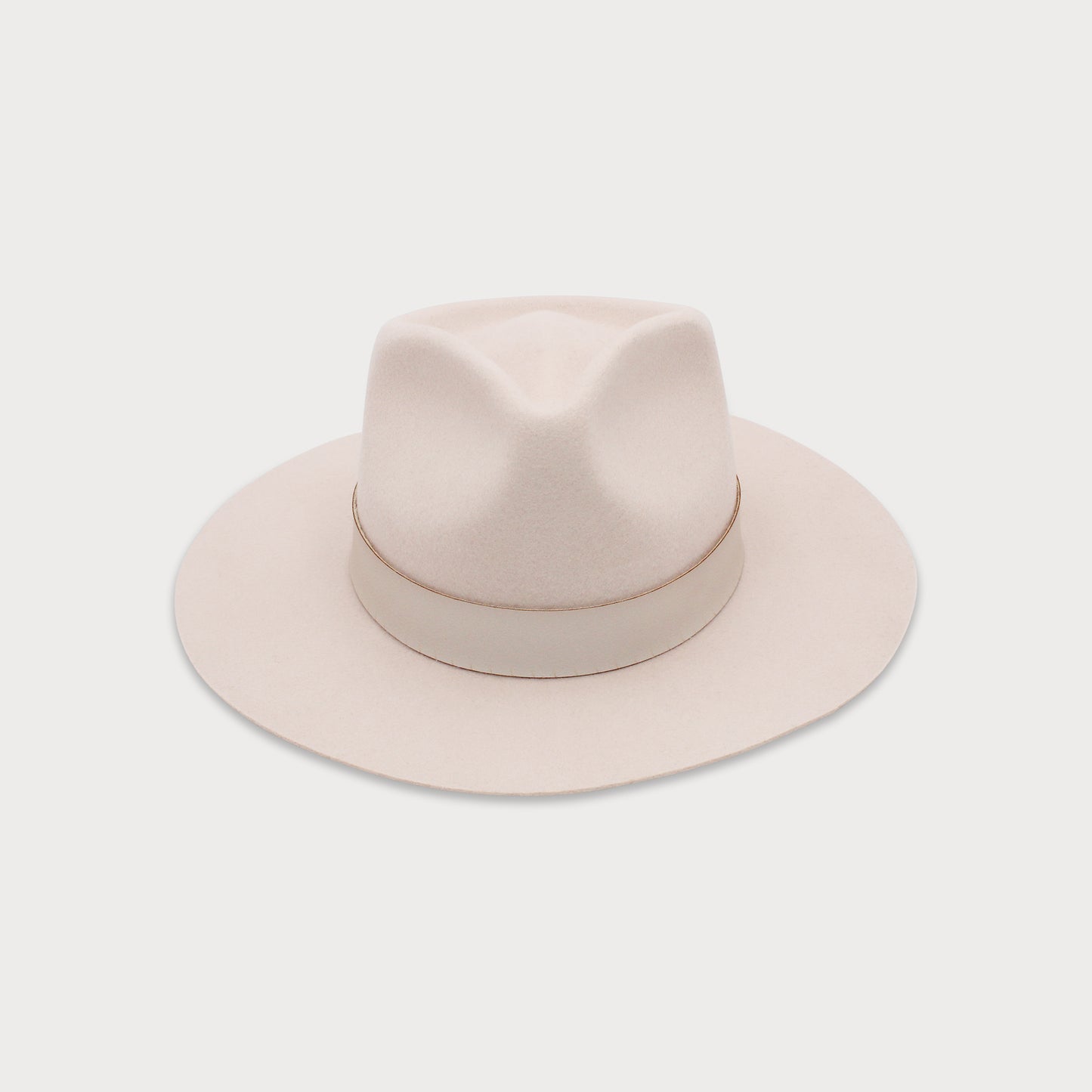 Calliope Wool Fedora in Beige