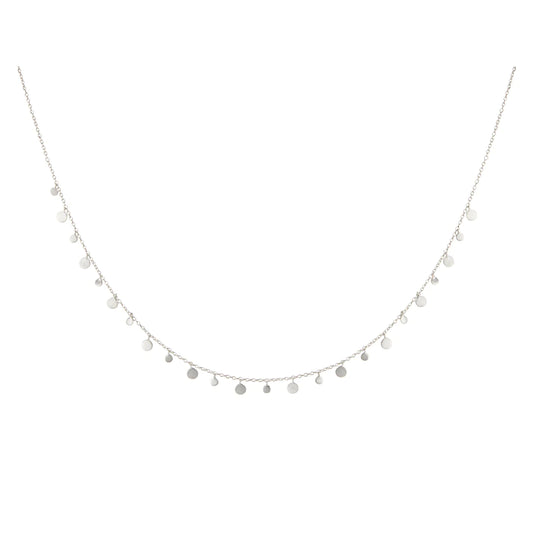 Coin Choker in Sterling Silver