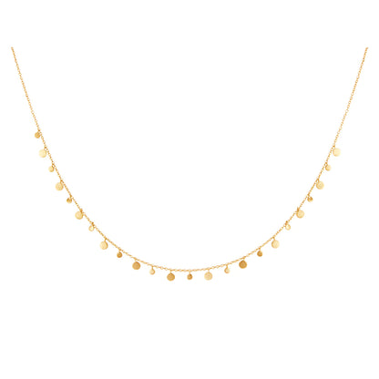 Coin Choker in 18KT Yellow Gold Plate