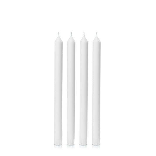 White 30cm Dinner Candle