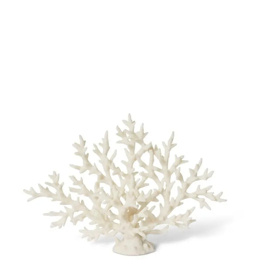 Coral Staghorn Sculpture White