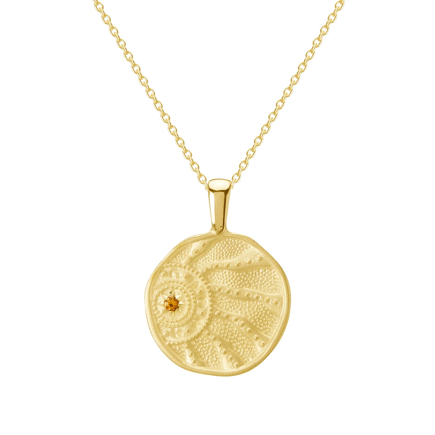 Sun Spirit Necklace 18KT Yellow Gold