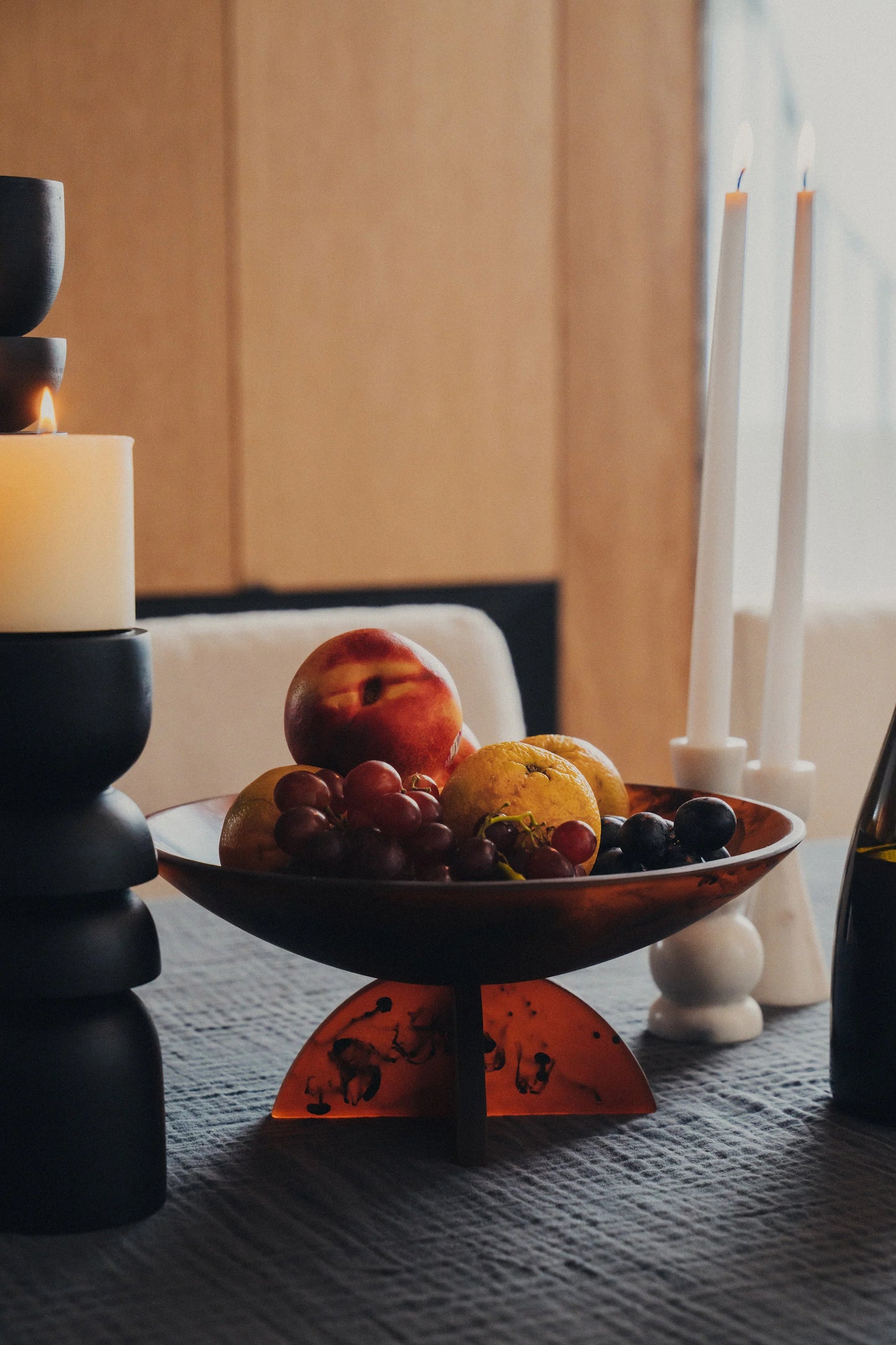 Flow Resin Fruit Bowl | Earth