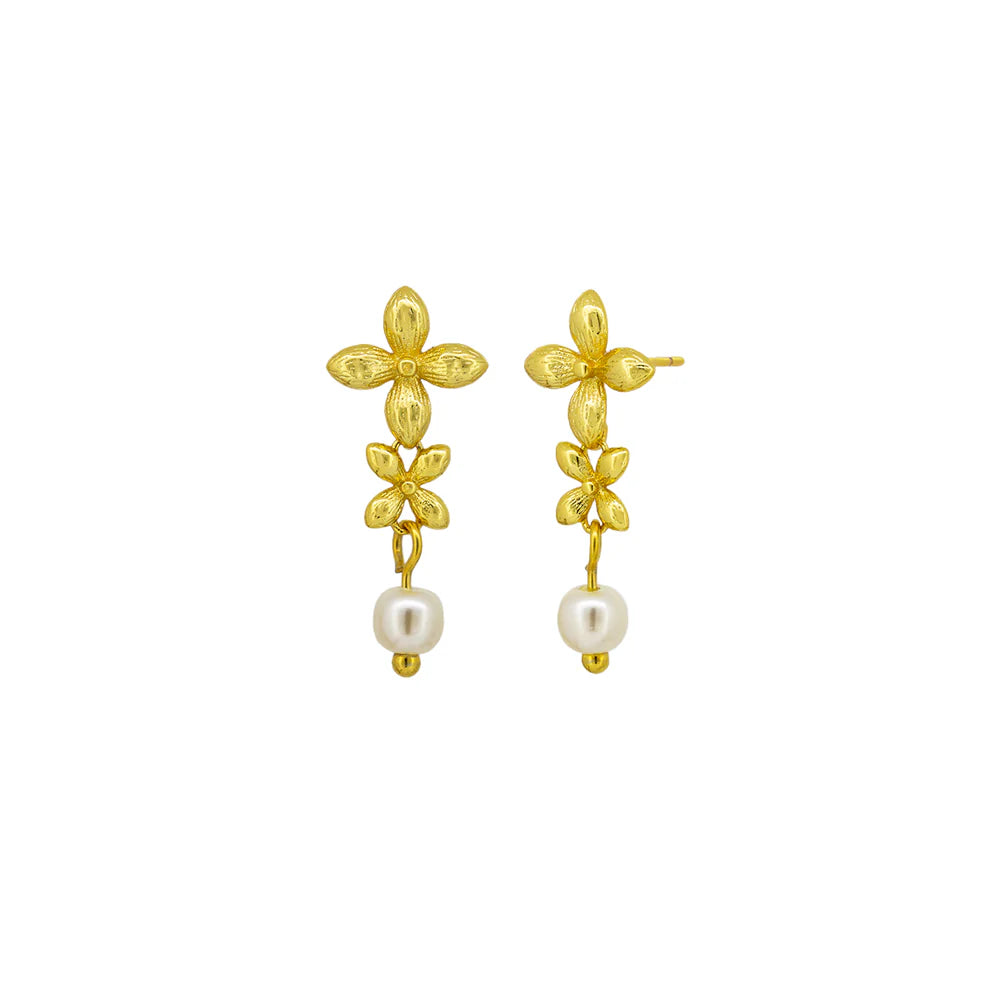 Gladys Earrings - Gold