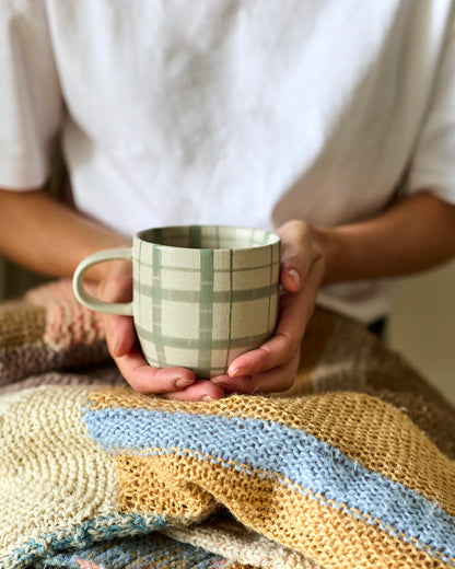 Duck Egg Check Mug / Cat’s Pyjamas