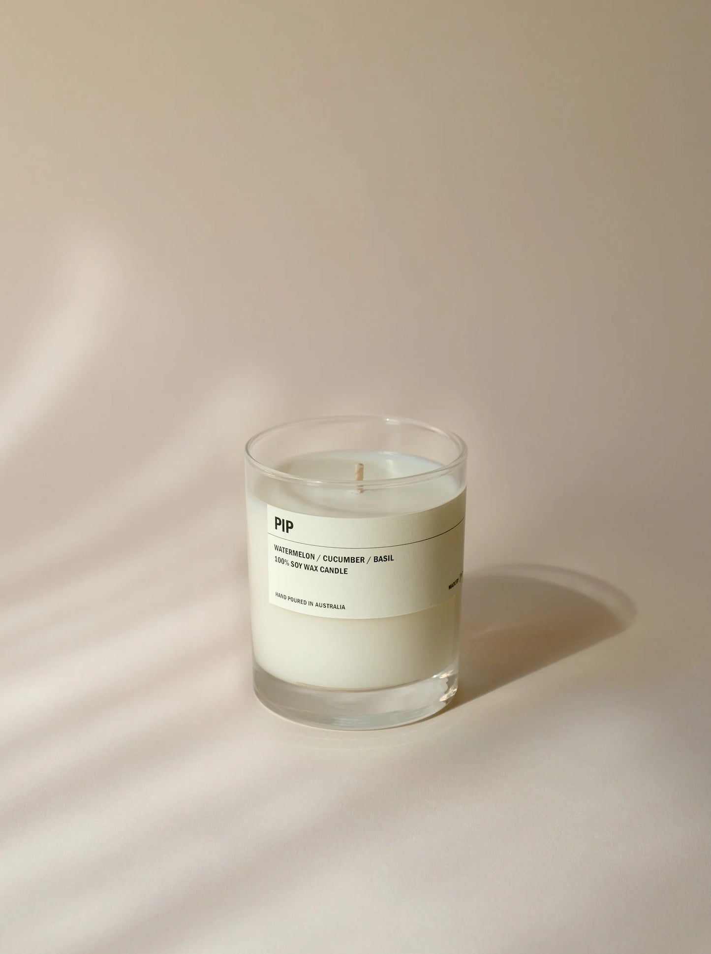 Clear Tumbler Soy Candle - PIP