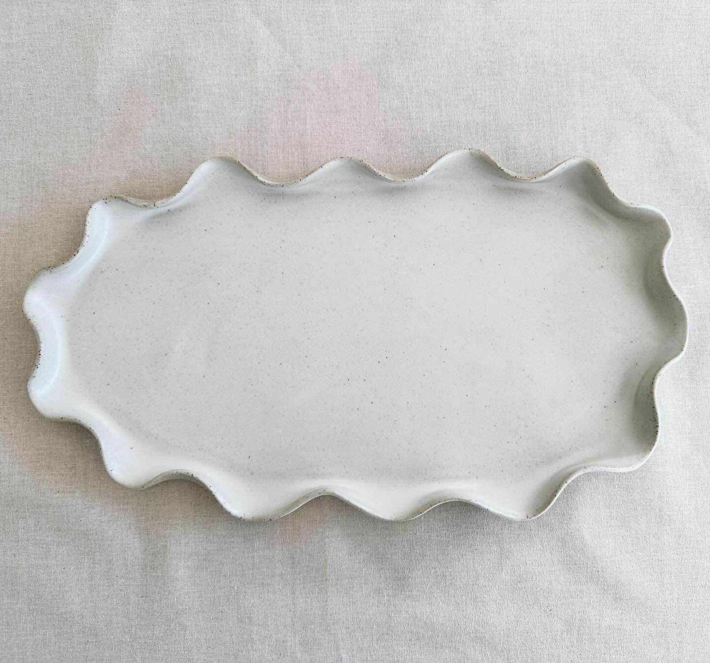 Wave Platter  - White