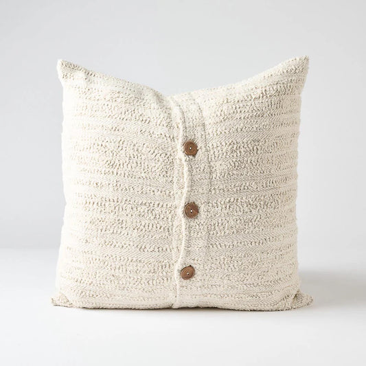 Afero Cushion - Soft Natural / Filled Cushion / 60x60cm