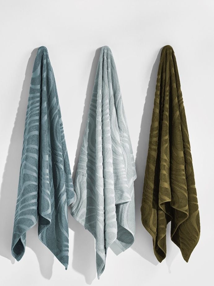 AURA BATH TOWEL WAVE WILLOW