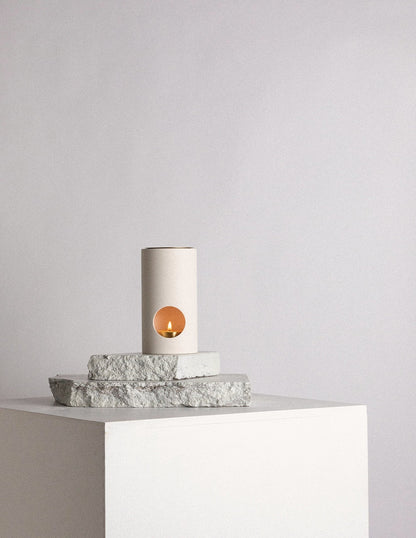 Addition Studio - Synergy Oil Burner - White Limestone