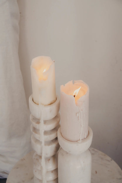 Alev Marble Candle Holder Small