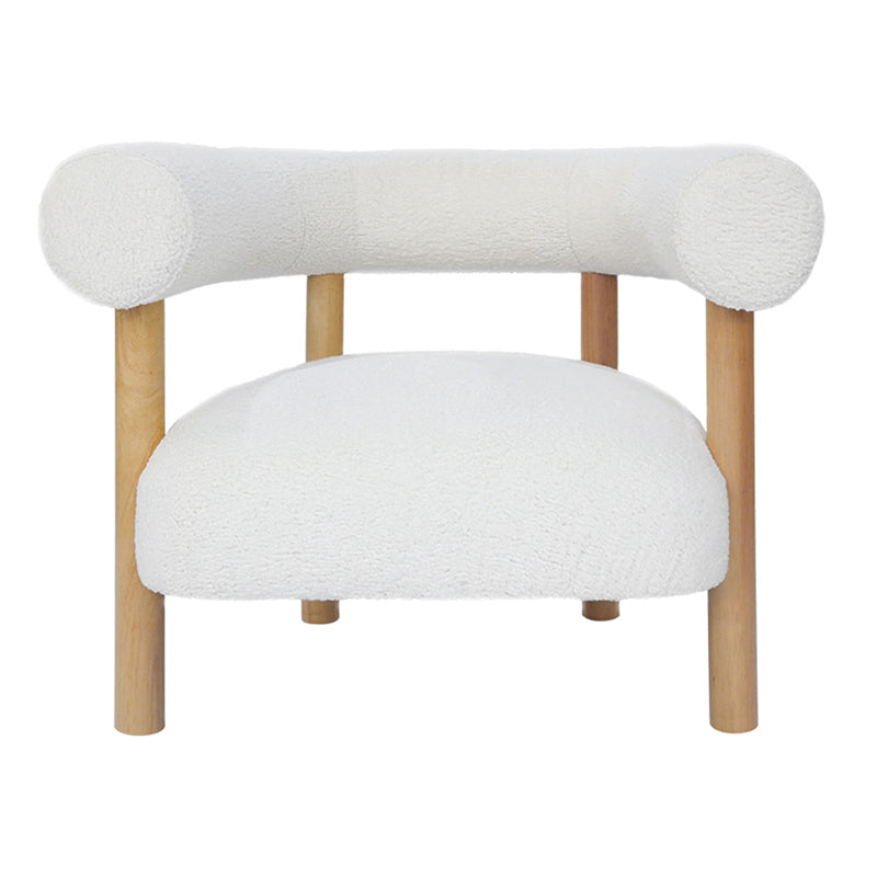 Clara Chair - Sherpa Snow White