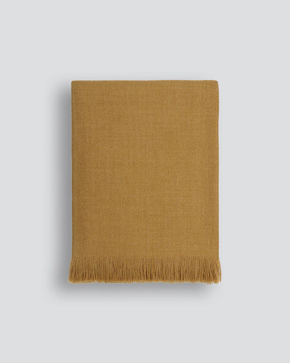 Altona (Wool Blend) Throw - Cumin