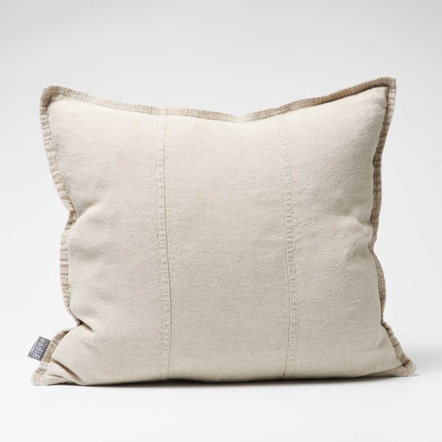 Luca Linen Cushion - Natural 50 x 50cm