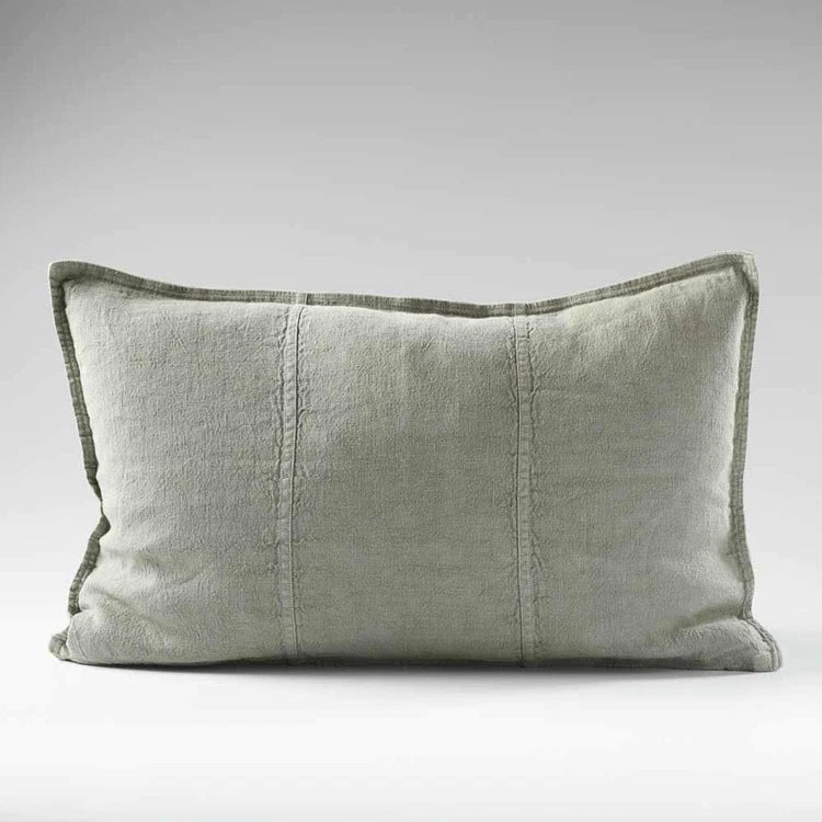 Luca Linen Cushion - Pistachio 40 x 60cm