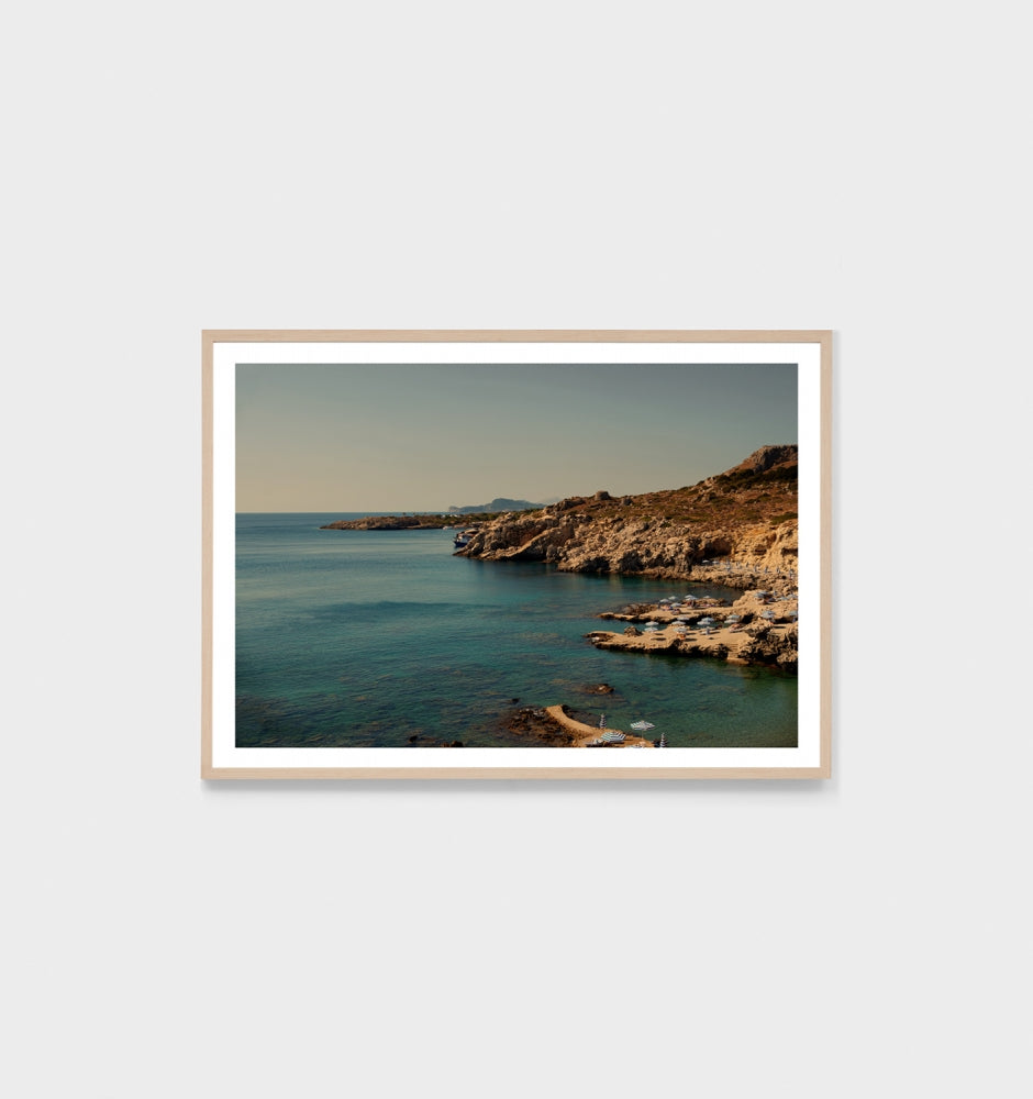 Greek Coastline Print