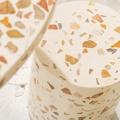 Illia Terrazzo Stool/Side Table