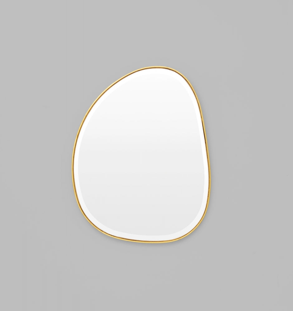 Pebble Brass Mirror