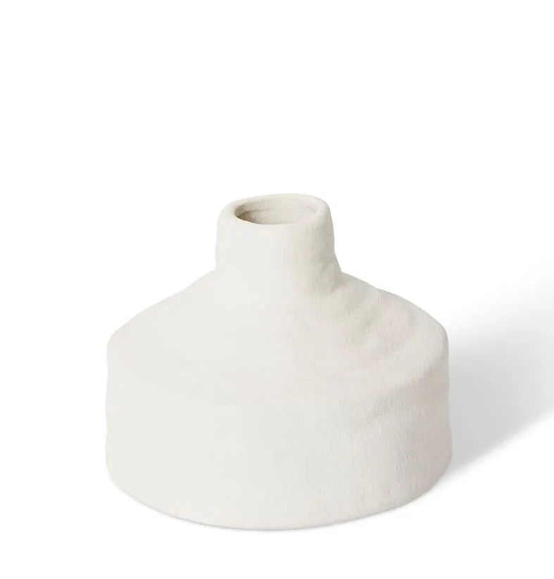 Tamsyn Squat Vase White Small