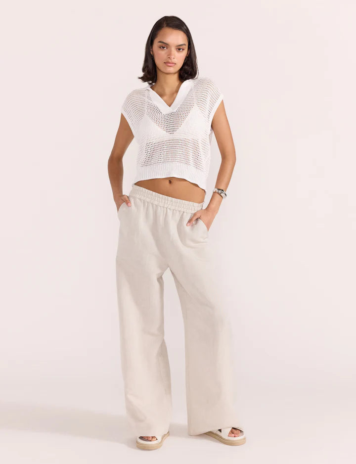 Harper Relaxed Pant - Natural Marle - Staple the Label